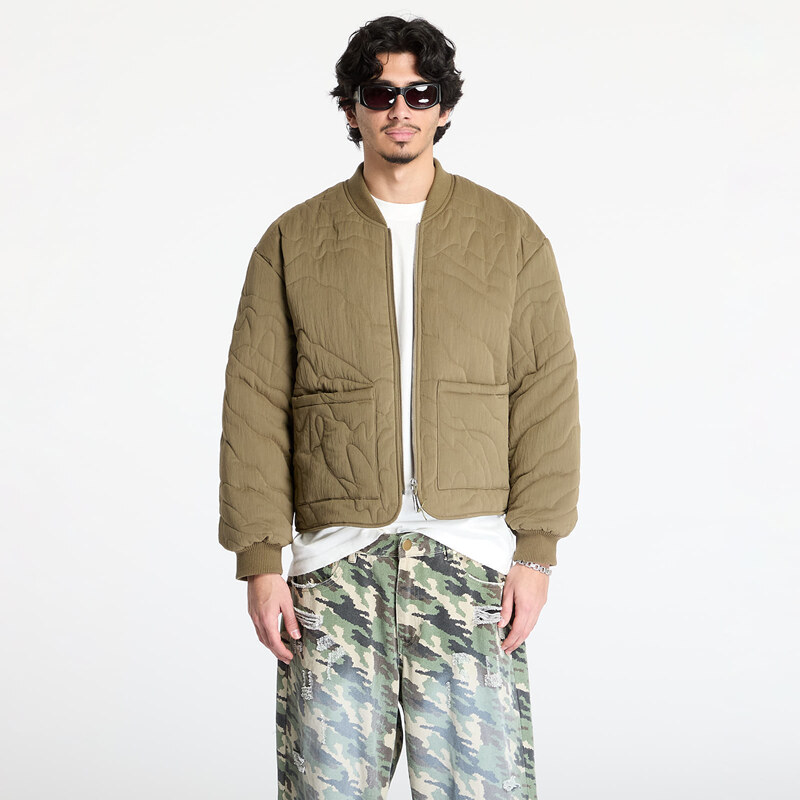 Bunda FTSHP Silver Lining Quilted Jacket UNISEX Olive S 62310771