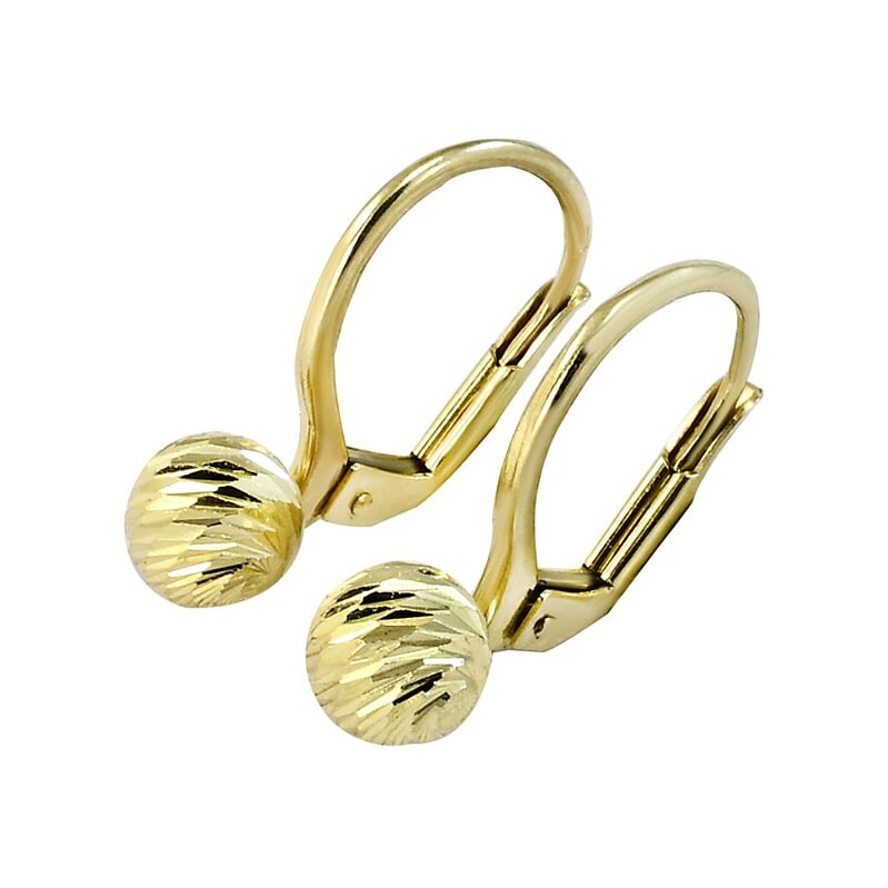 Zlaté náušnice Glare 256 62123834