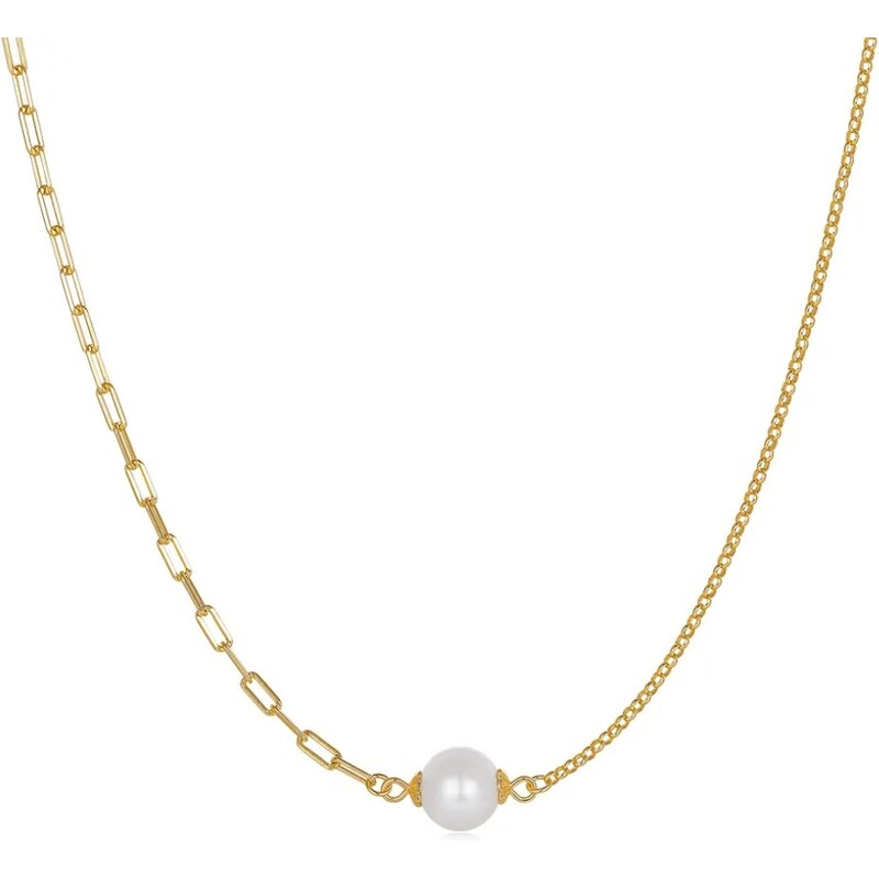 MAJYA Strieborná retiazka s príveskom KAELYN pozlátená 11657 64582681