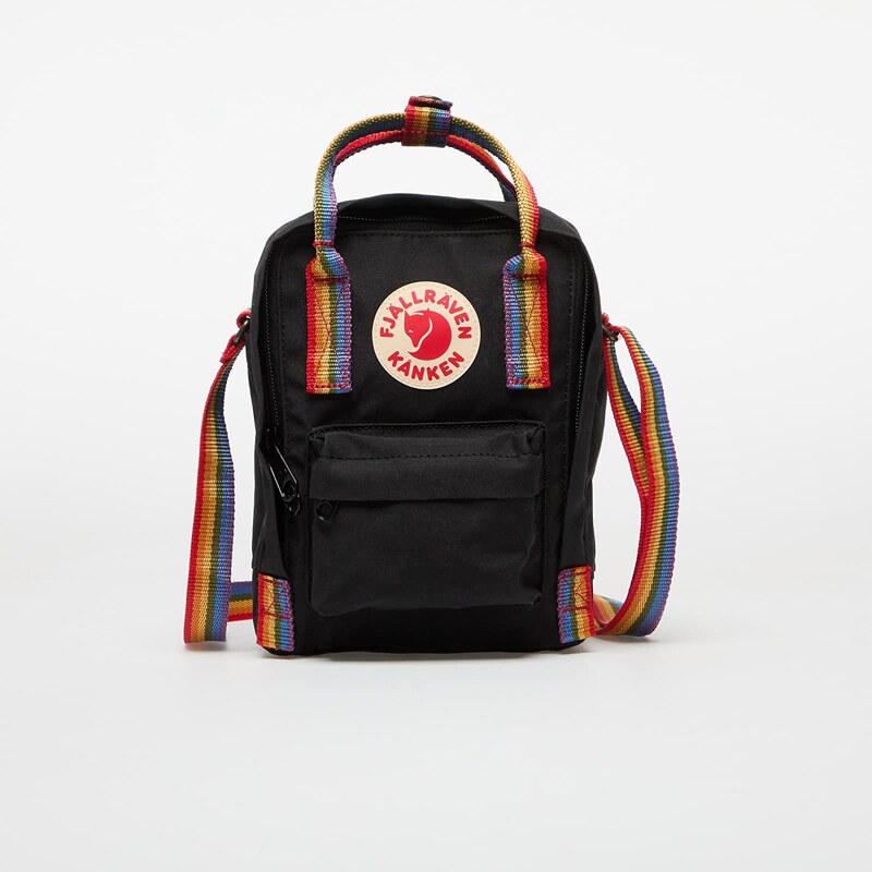 Taška Fjällräven Kånken Rainbow Sling Black Universal 62310791