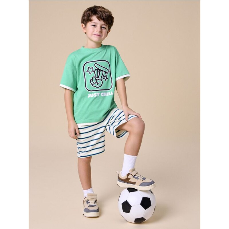 Sinsay - Kraťasy - krémová 65743283