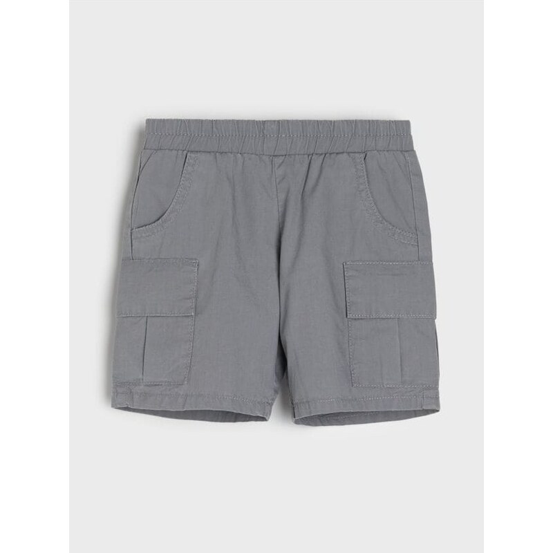 Sinsay - Rifľové kraťasy - antracitová 65759661