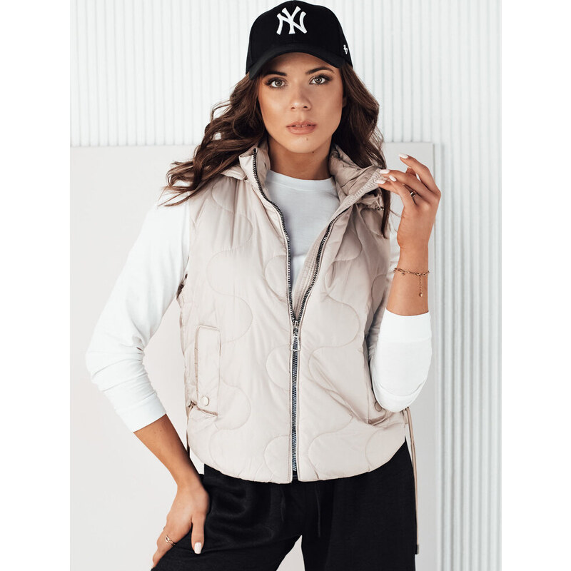 BASIC Svetlosivá prešívaná vesta TREOS TY4217 49456887