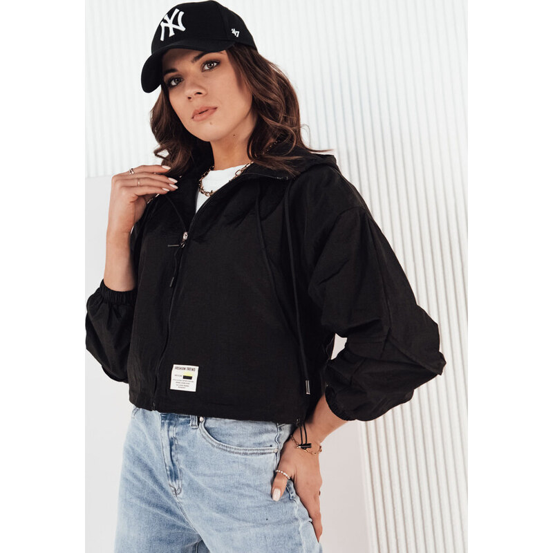 BASIC Čierna crop bunda ISCAR TY4209 49456895