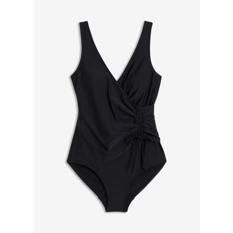 bonprix Sťahovacie plavky, ľahký tvarujúci efekt, farba čierna 44891743