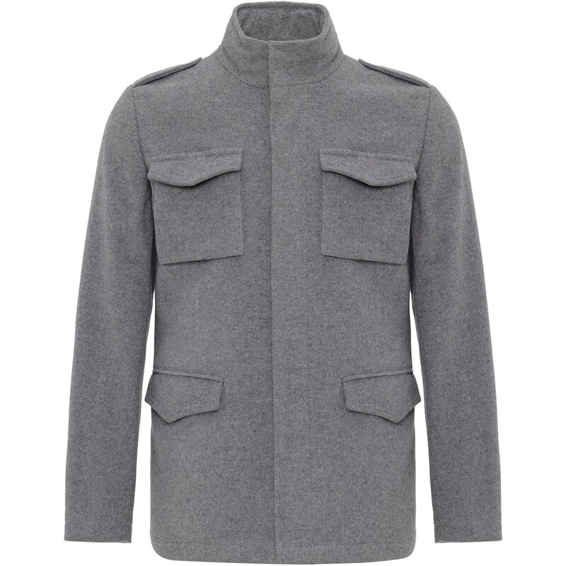 Moxx Paris Prechodný kabát sivá melírovaná 62315771