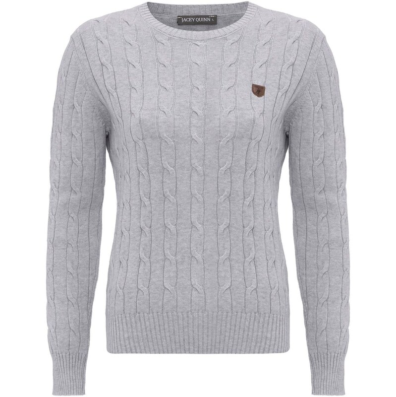 Jacey Quinn Sveter sivá 62315849