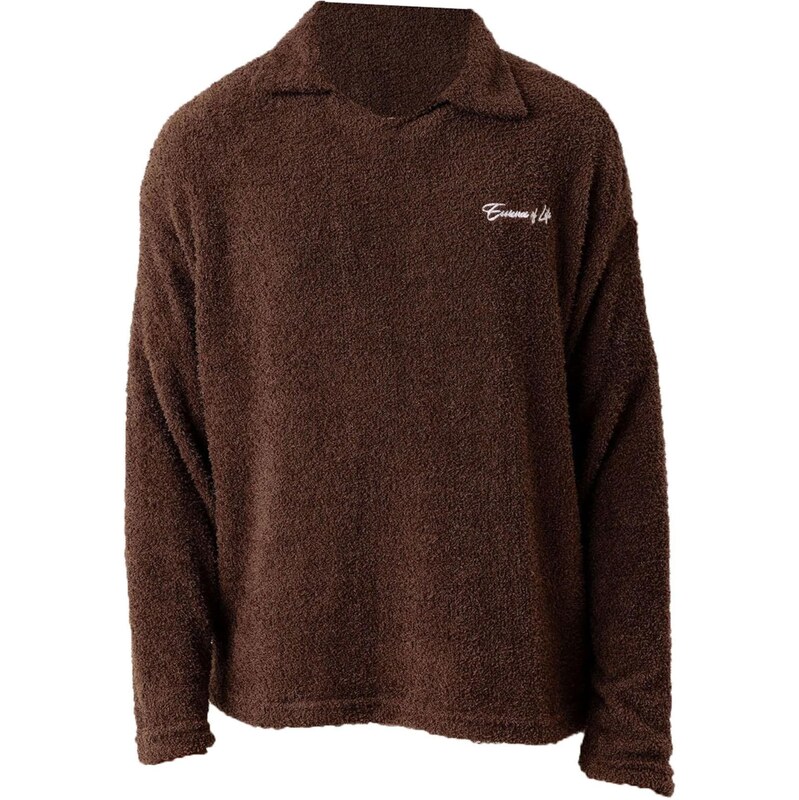 Dandalo Sveter tmavohnedá / biela 62315919