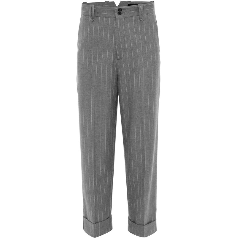 Antioch Nohavice s pukmi tmavosivá / šedobiela 63154527