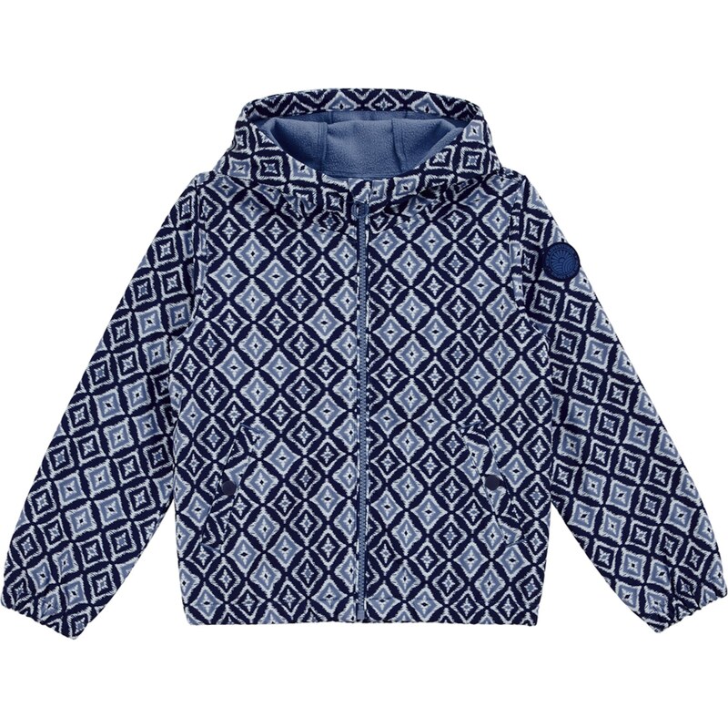 WE Fashion Prechodná bunda námornícka modrá / opálová / biela 63135057