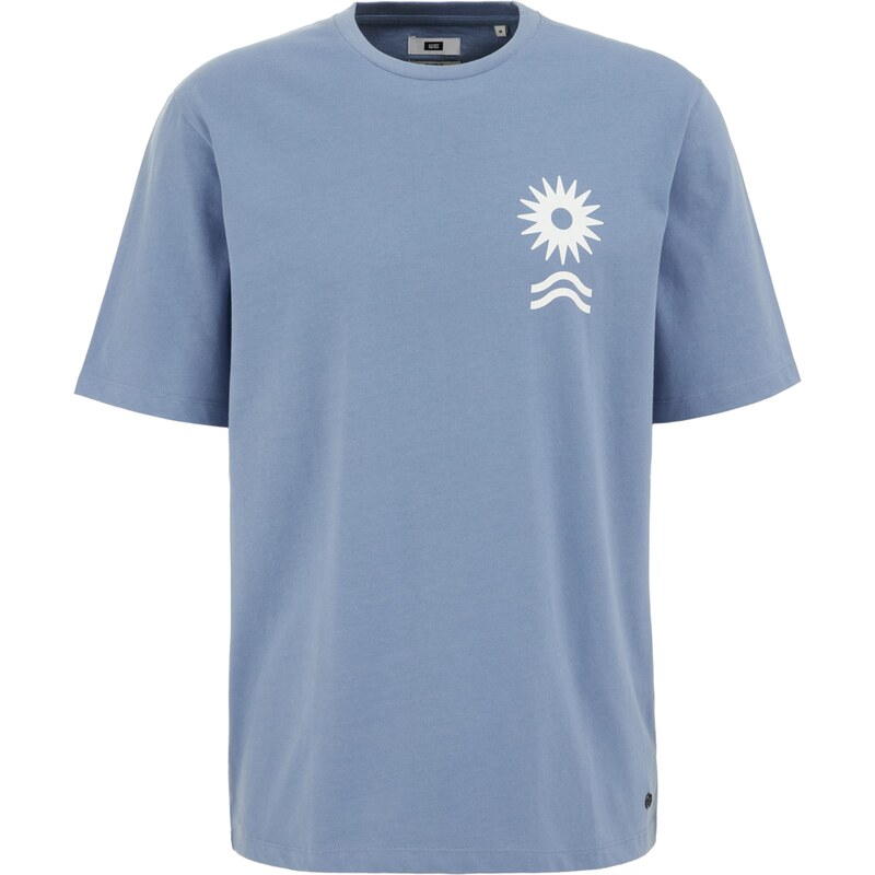 WE Fashion Tričko dymovo modrá / biela 62316132