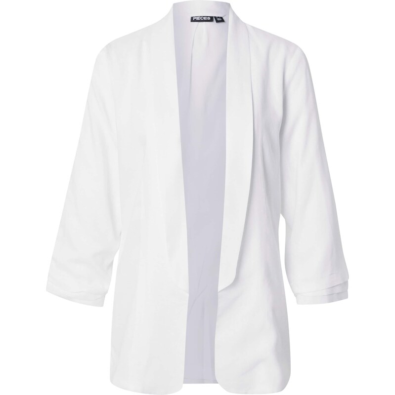 PIECES Blejzer biela 62316494
