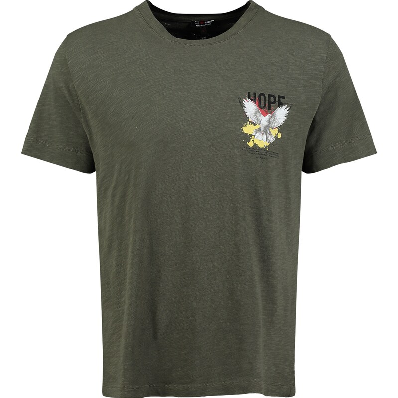 Key Largo Tričko Hope žltá / olivová / červená / čierna 62316814