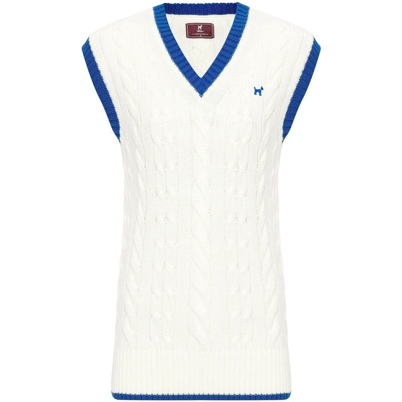 Williot Sveter kráľovská modrá / šedobiela 63153925