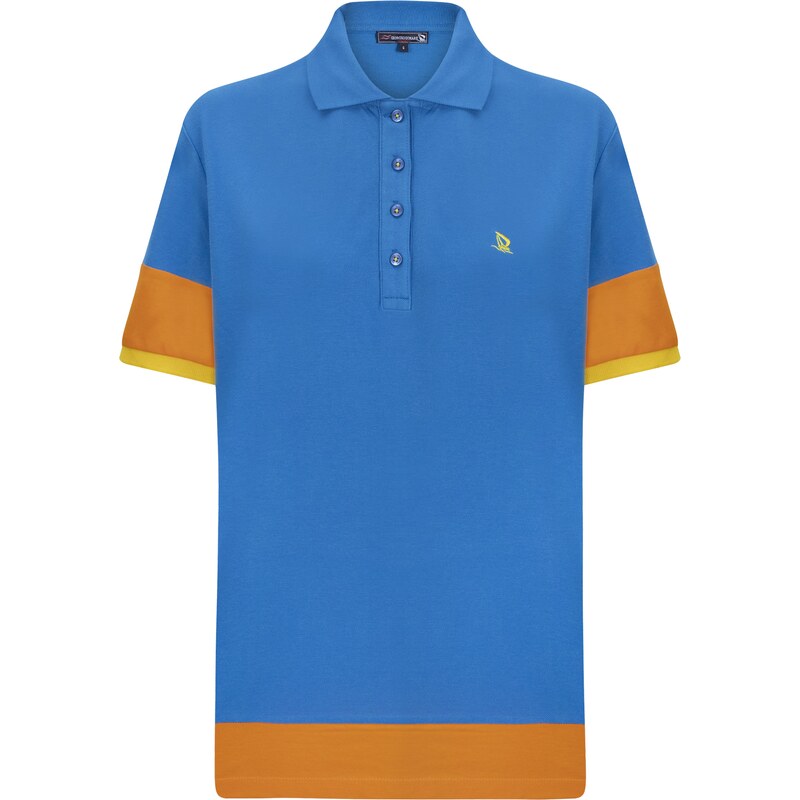 Giorgio di Mare Tričko modrá / žltá / oranžová 63158156