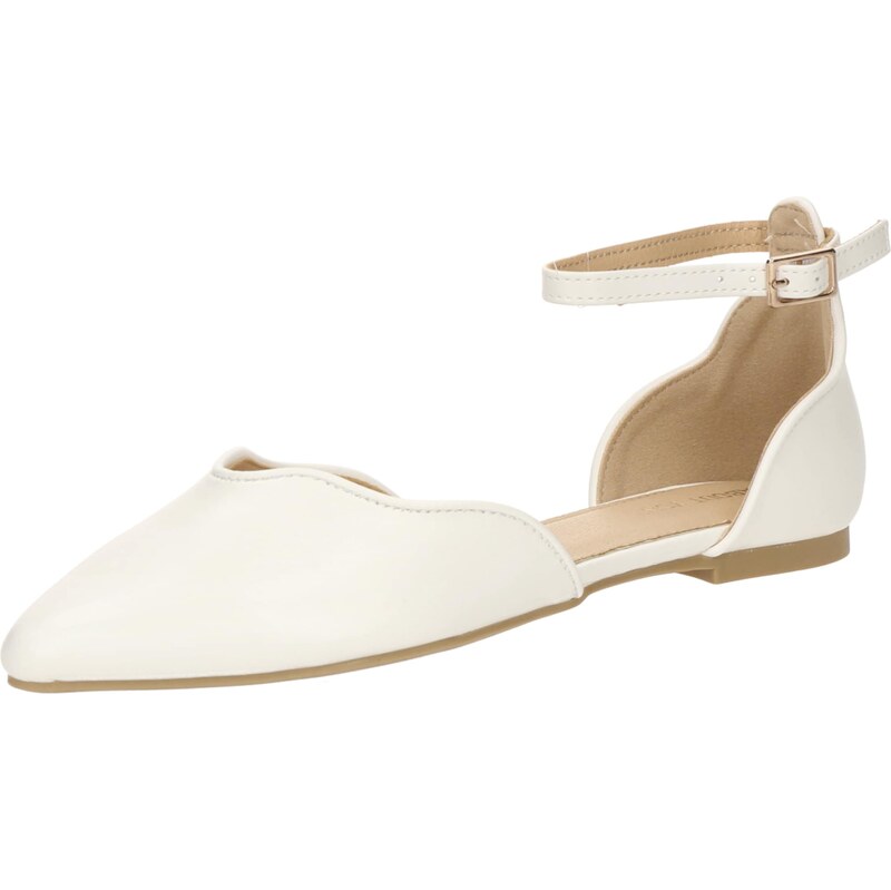 ABOUT YOU Baleríny s ramienkom Dilana biela 62902427