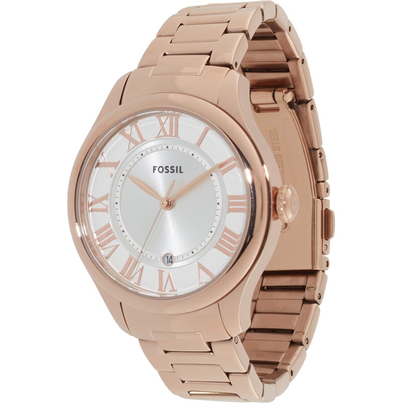 FOSSIL Analógové hodinky Gilmore ružové zlato / strieborná 62316570