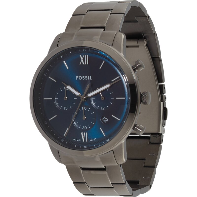 FOSSIL Analógové hodinky Neutra ultramarínová / grafitová 62316579