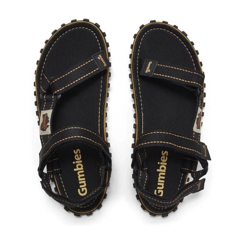 Gumbies Tracker Sandále Unisex Black M GU-SATRA001 62316129