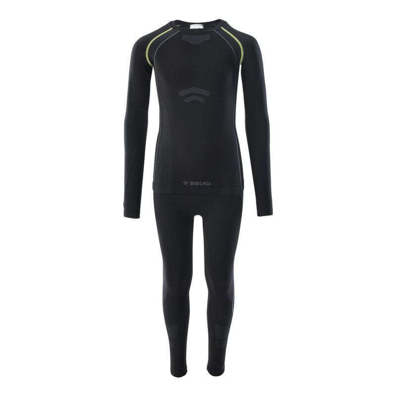 Detské termoprádlo 1rap Jr 92800402064 čierno-ružové - Brugi 62317774