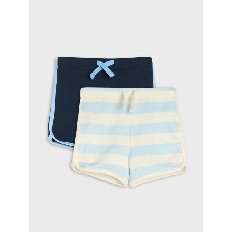 Sinsay - Súprava 2 šortiek - krémová 65742222