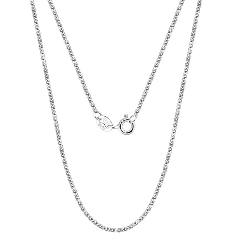 MAJYA Strieborná retiazka RICCO 60 cm | šírka 1,3 mm 11561 64582684