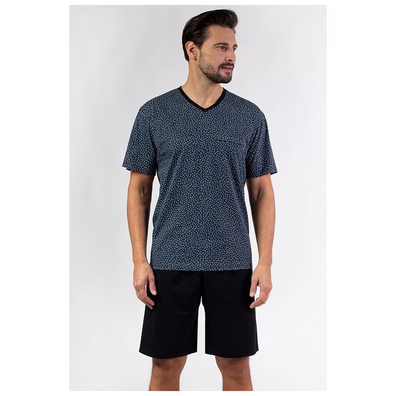 Regina Pánske pyžamo Marek krátke sivé 62399966