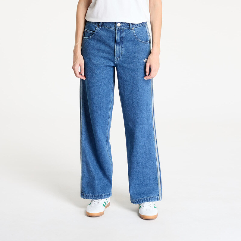 adidas Originals Džínsy adidas Adicolor Denim 3 Stripes Track Pants 62335977