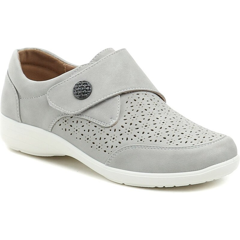 Wojtylko 7B25315S šedé dámske poltopánky 62336601