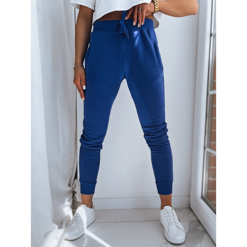 BASIC Modré dámske tepláky FITS UY0210z 41558891