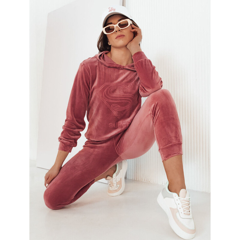 BASIC Ružová velúrová tepláková súprava Vogue Velour AY0877 45531480
