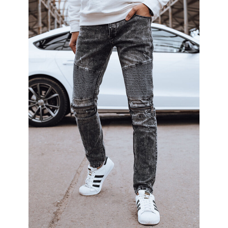 BASIC Čierne džínsové nohavice UX4246 52671204