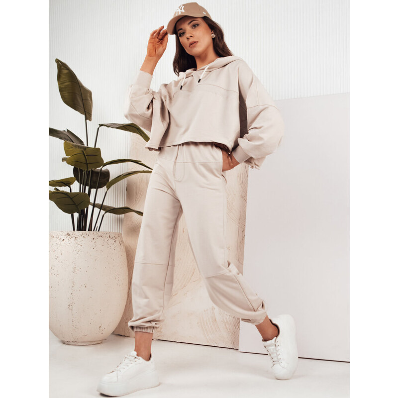 BASIC Svetlobéžová tepláková súprava BISTAN AY1018 52671213