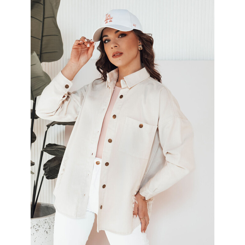 BASIC Smotanová košeľová bunda BLENDA TY4323 52672458