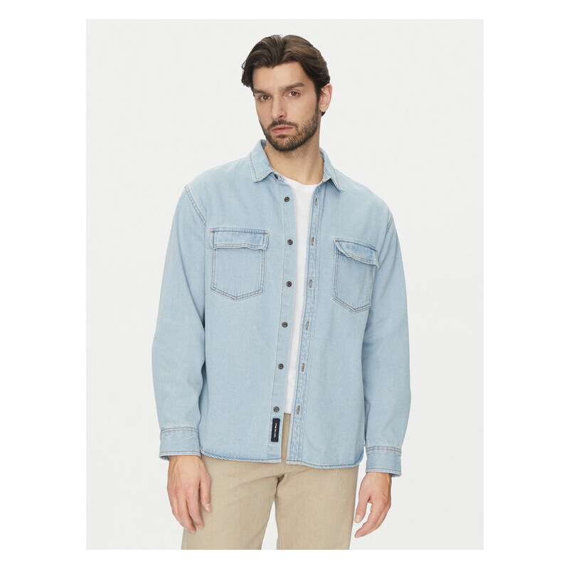 džínsová košeľa Vans 62338197