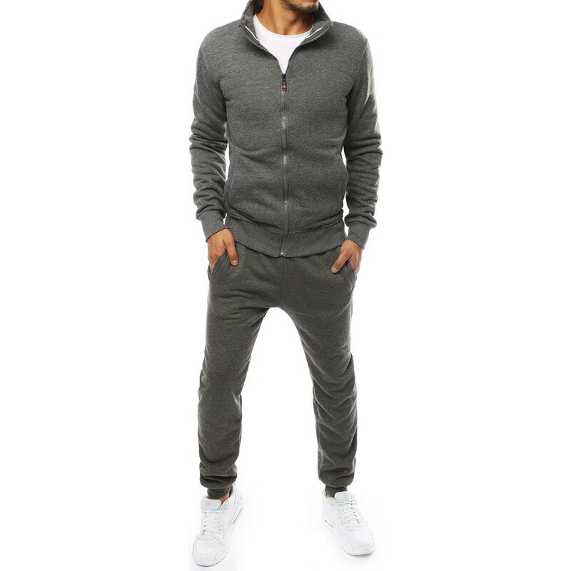 BASIC Pánska tepláková súprava - šedá ax0230 13915369