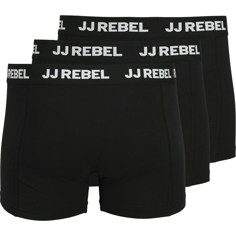 JJ Rebel Boxerky čierna / biela 62341208