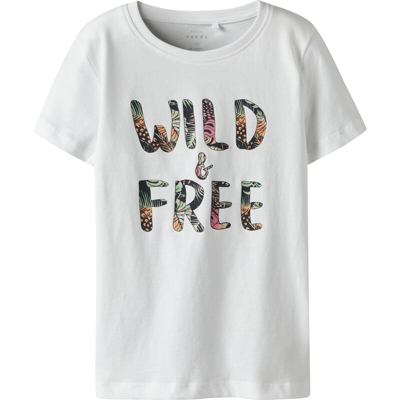 NAME IT Tričko NKFVanaya svetlozelená / koralová / čierna / biela 62477807