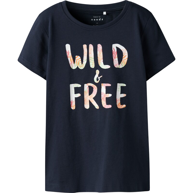 NAME IT Tričko NKFVanaya námornícka modrá / oranžová / ružová / 62477826