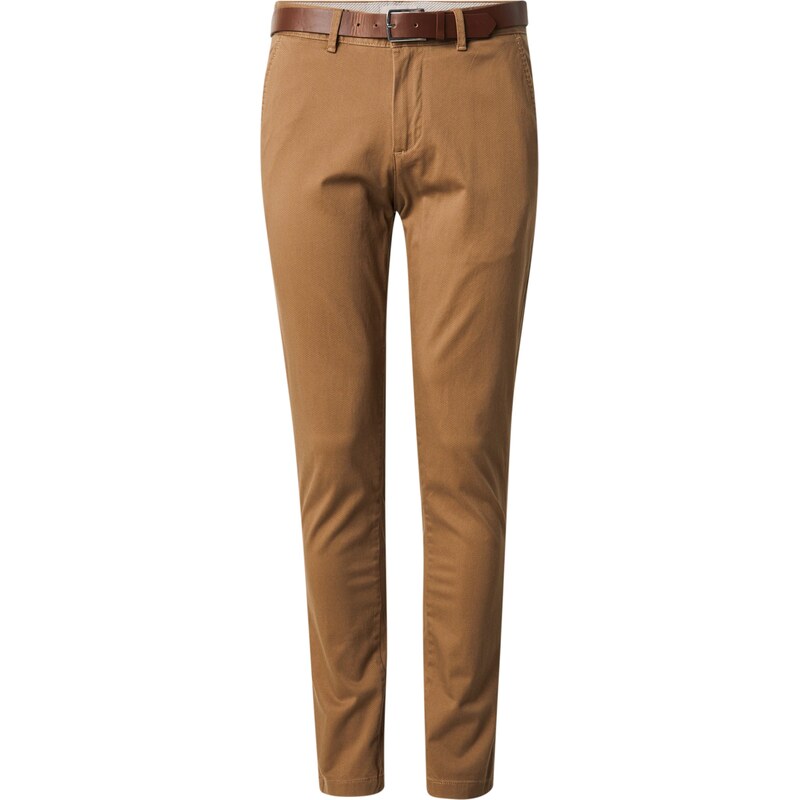 JACK & JONES Chino nohavice JPSTMARCO LEGACY tmavobéžová 62341379