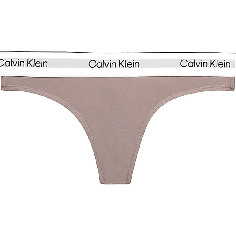 Dámske tangá Modern Cotton Nat QF7050E-5R4 - Calvin Klein 62340337