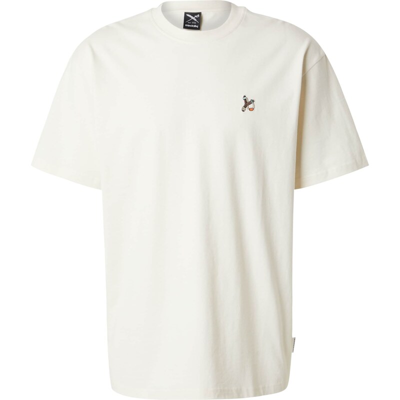 Iriedaily Tričko Zwille hnedá / oranžová / biela ako vlna 62413471