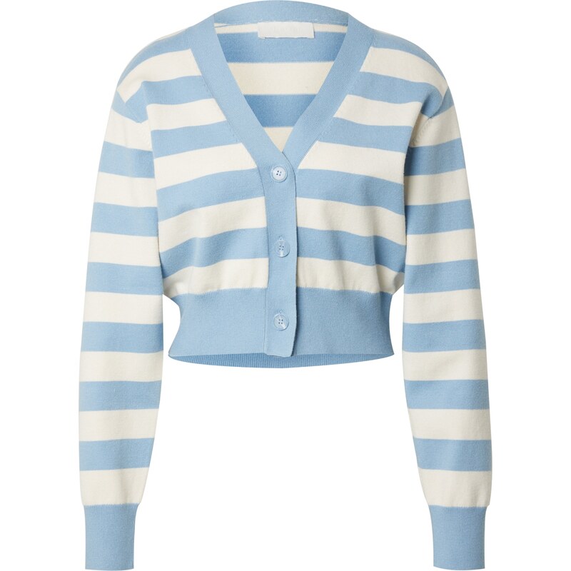 LeGer by Lena Gercke Kardigán svetlomodrá / šedobiela 63152004