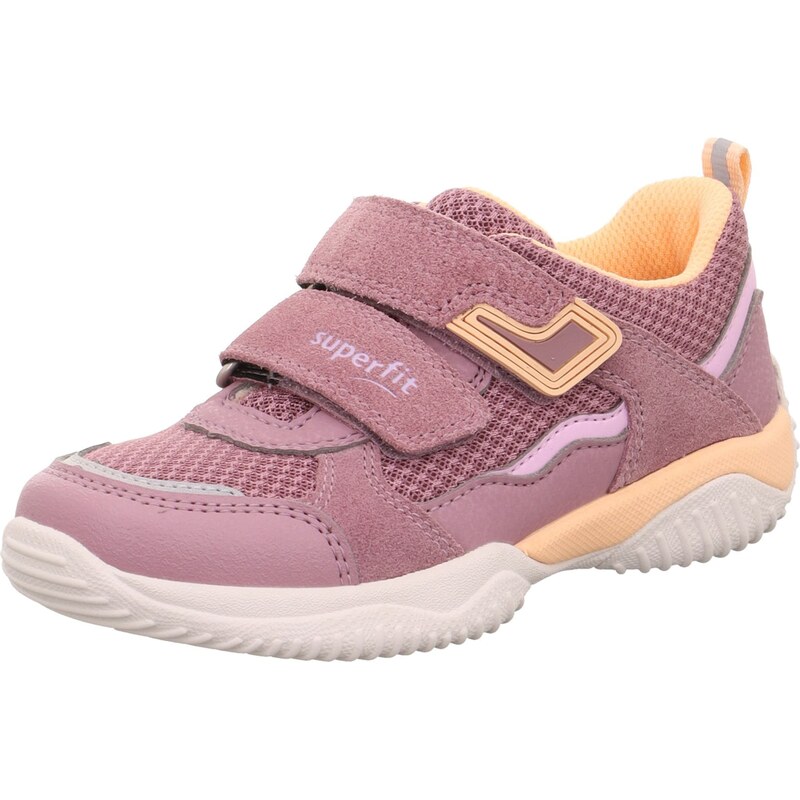 SUPERFIT Tenisky Storm orgovánová / svetlofialová / pastelovo oranžová 62899820