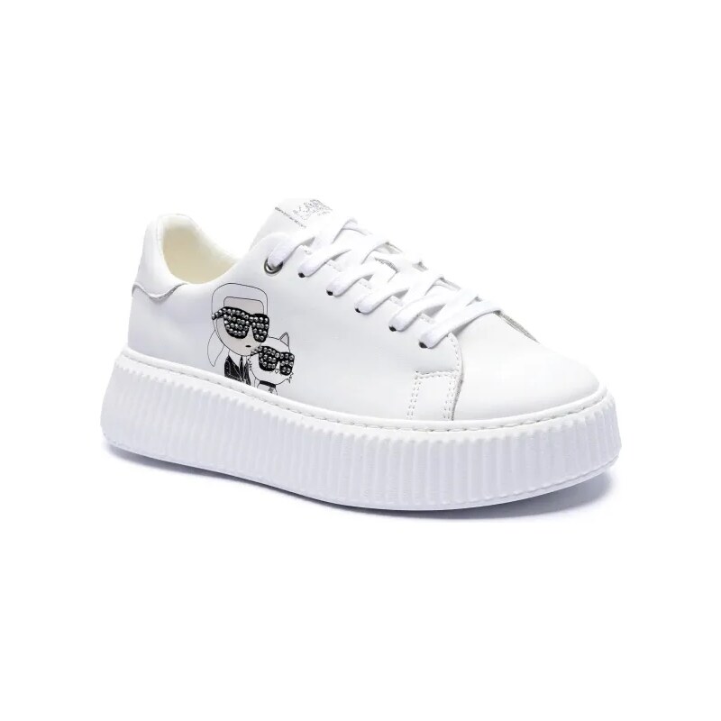 Karl Lagerfeld Kids Kožené sneakersy 62337474