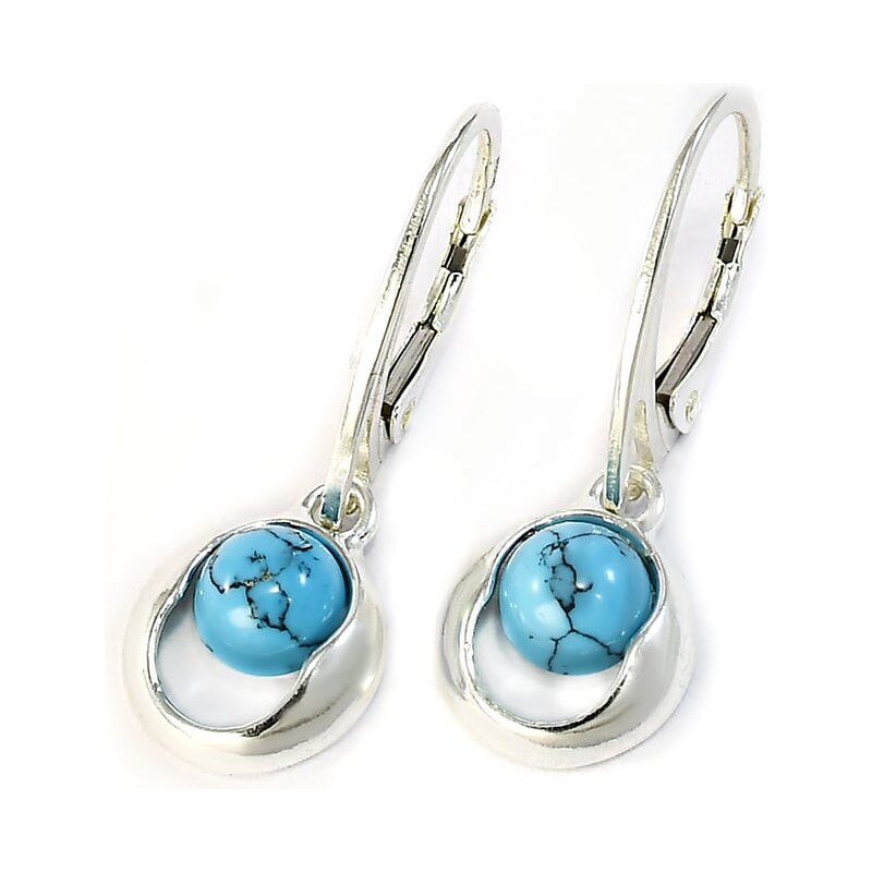 Strieborné náušnice Glare 700 62348651