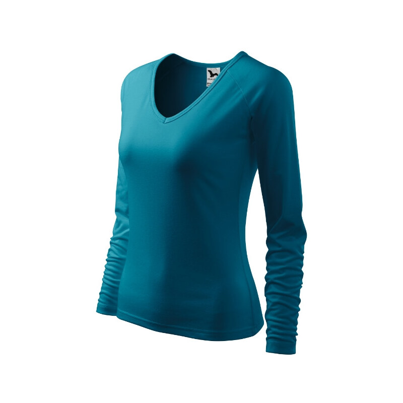MALFINI, a.s. Dámske tričko Elegance tmavo tyrkysové 62348965