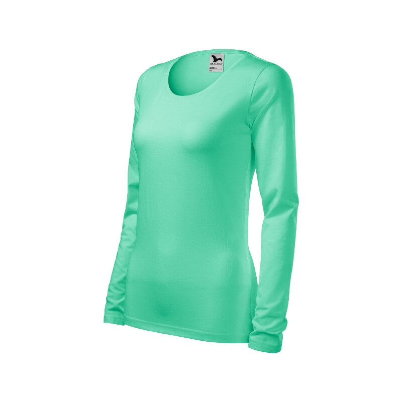 MALFINI, a.s. Štíhla košeľa pre ženy mätová 62349040