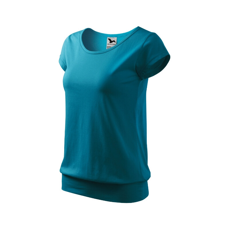 MALFINI, a.s. Mestské tričko tmavo tyrkysové 65715707