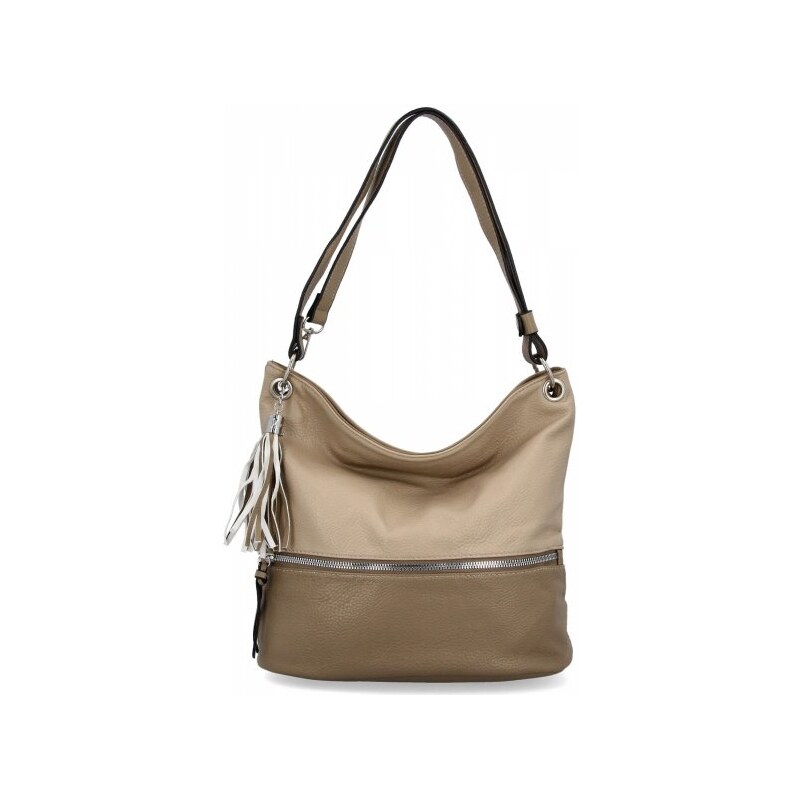 Dámská kabelka univerzálna Hernan tmavo béžová HB0151 62353476
